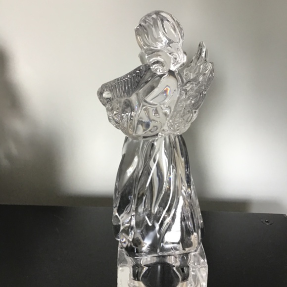 Vintage Mikasa Lead Crystal Angel / Herald Collection / Harp - Picture 3 of 5